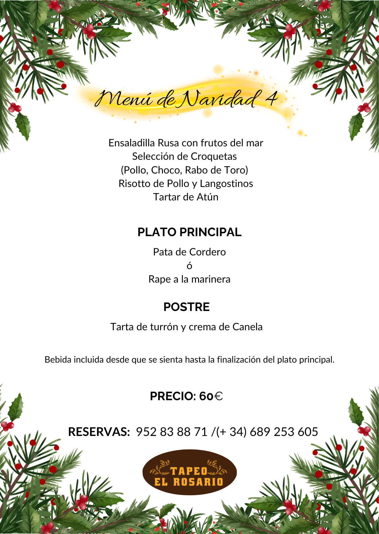 menú navidad