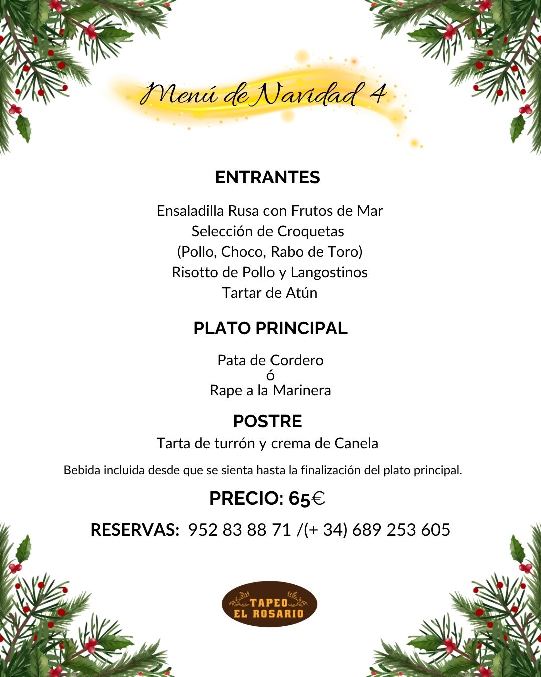 menú navidad
